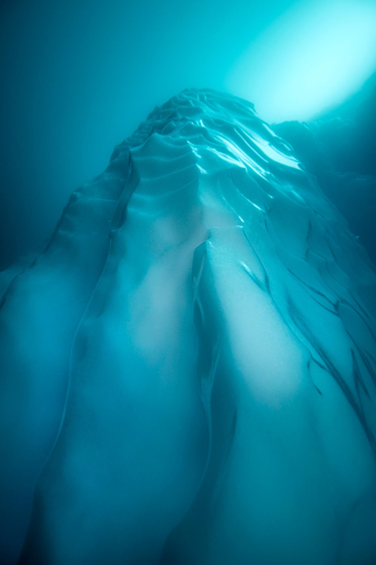 Iceberg underwater