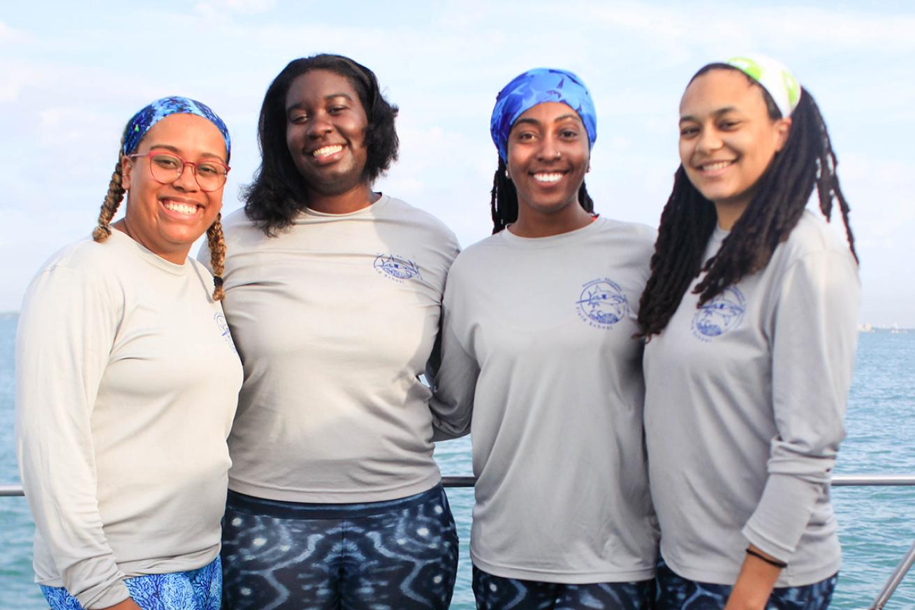 Founders of MISS on research vessel