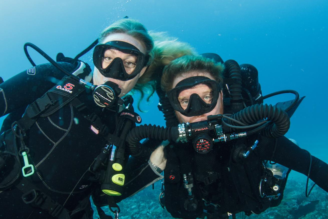 Lazaro Ruda Scuba Diving Husband and Wife