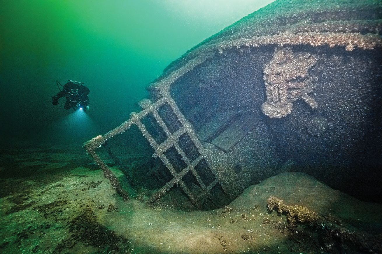 Diving Lake Erie