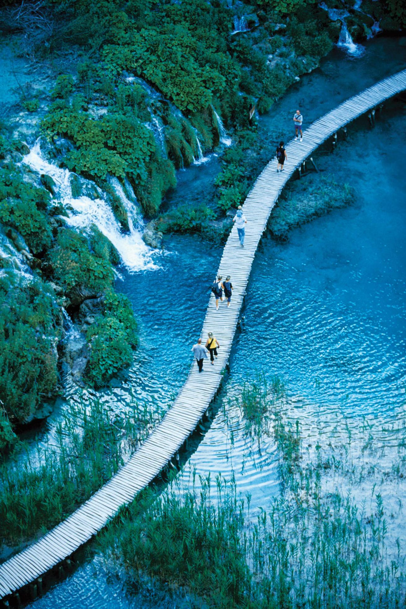 Boardwalk in Plitvice Lakes National Park