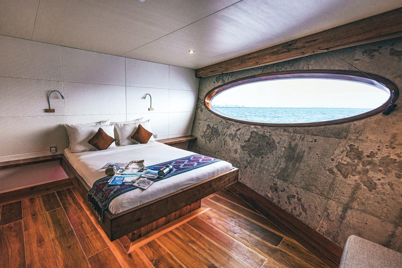 An ocean view suite