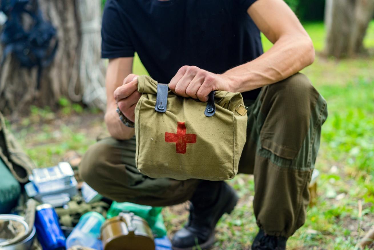 A well-stocked first aid kit and proper training can prevent danger in the field.