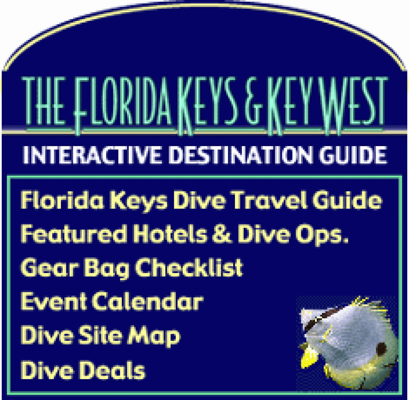 Florida Keys Dive Site Map Scuba Diving