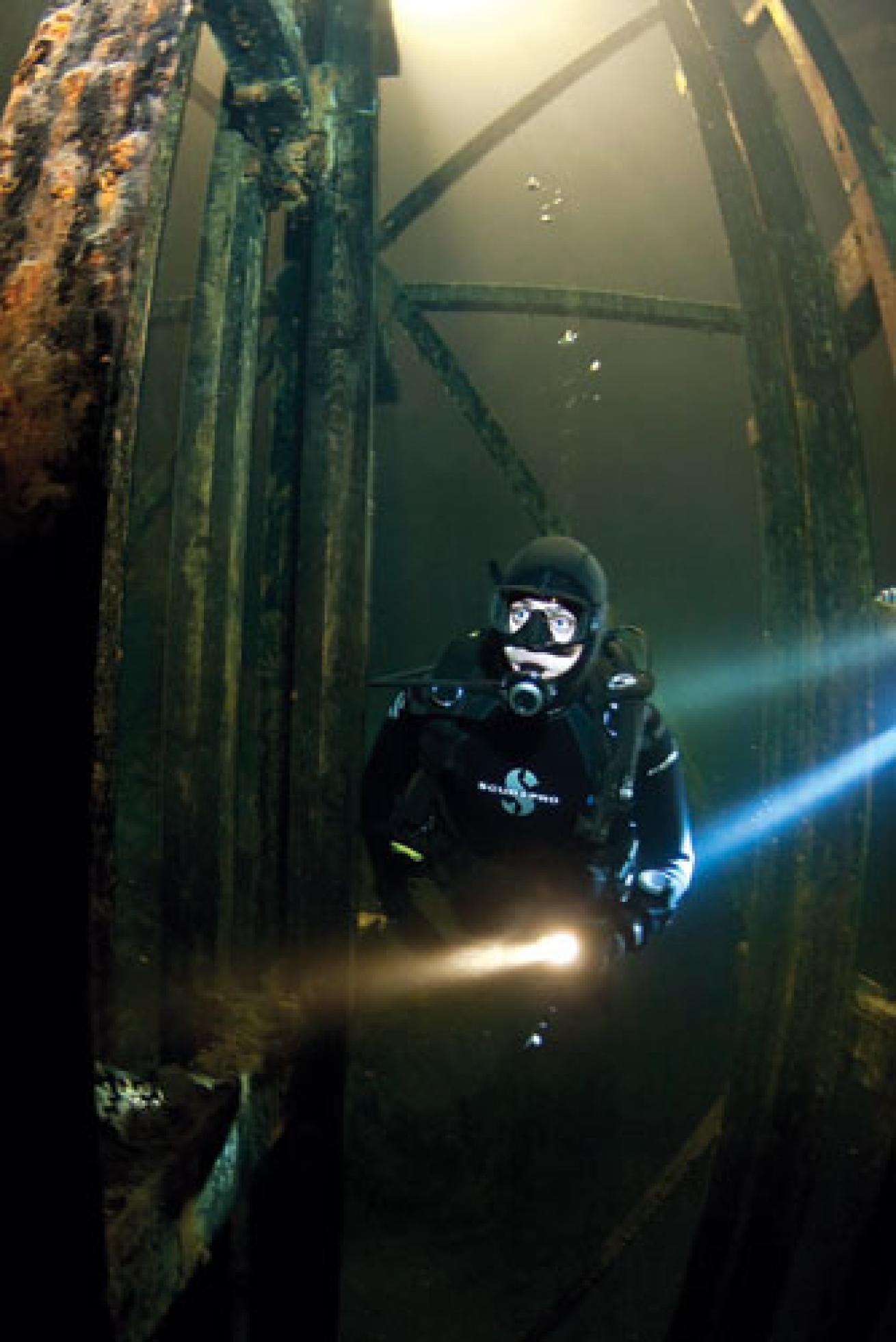 Scuba diving Bonne Terre Mine in Missouri