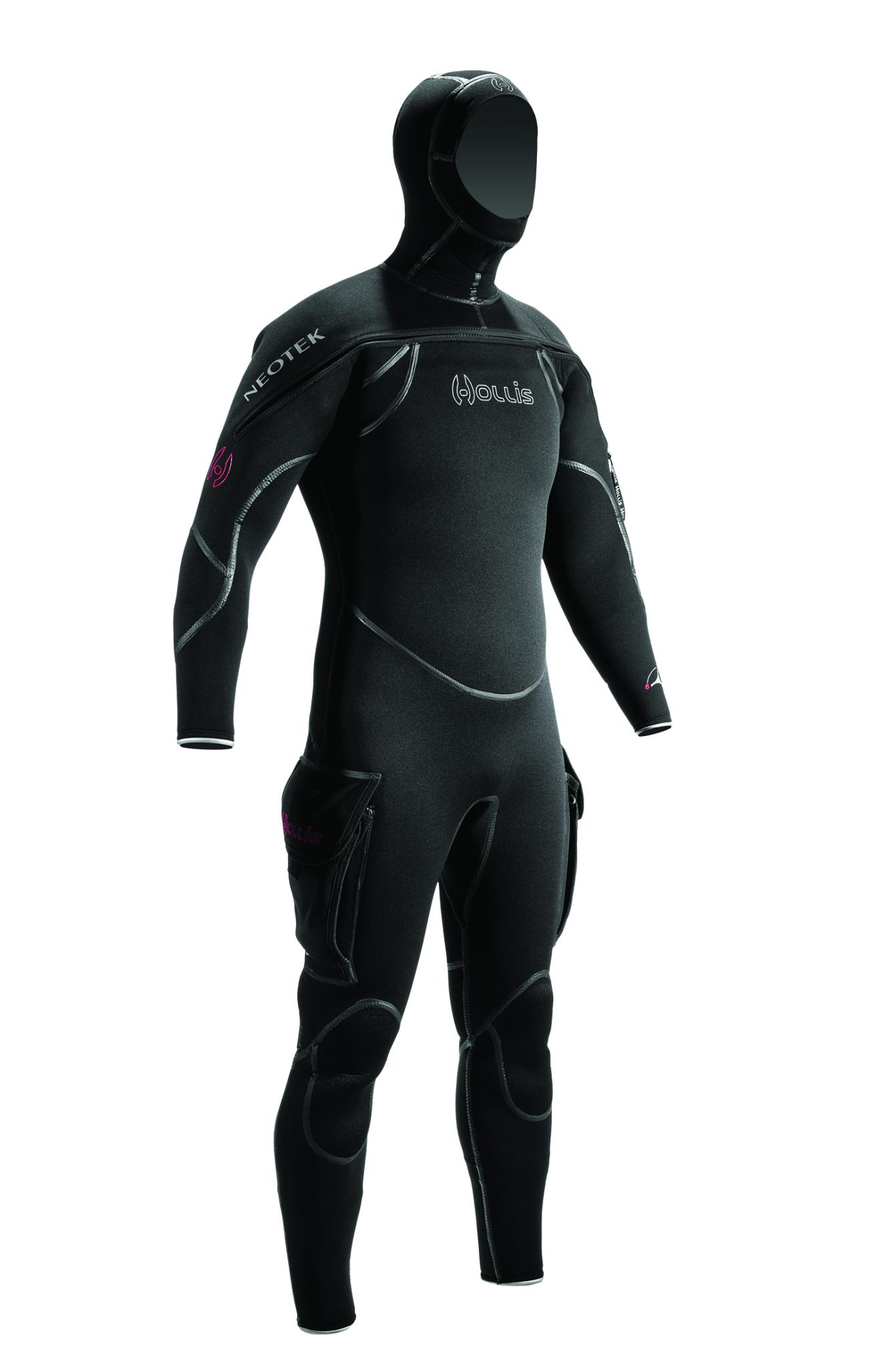 scuba diving semi-dry wetsuits