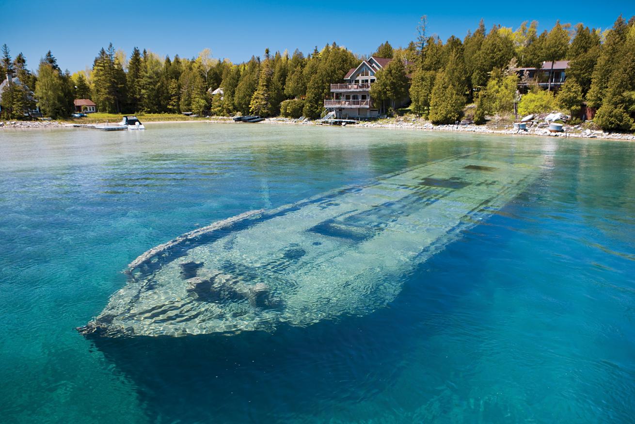 scuba diving Ontario, Canada