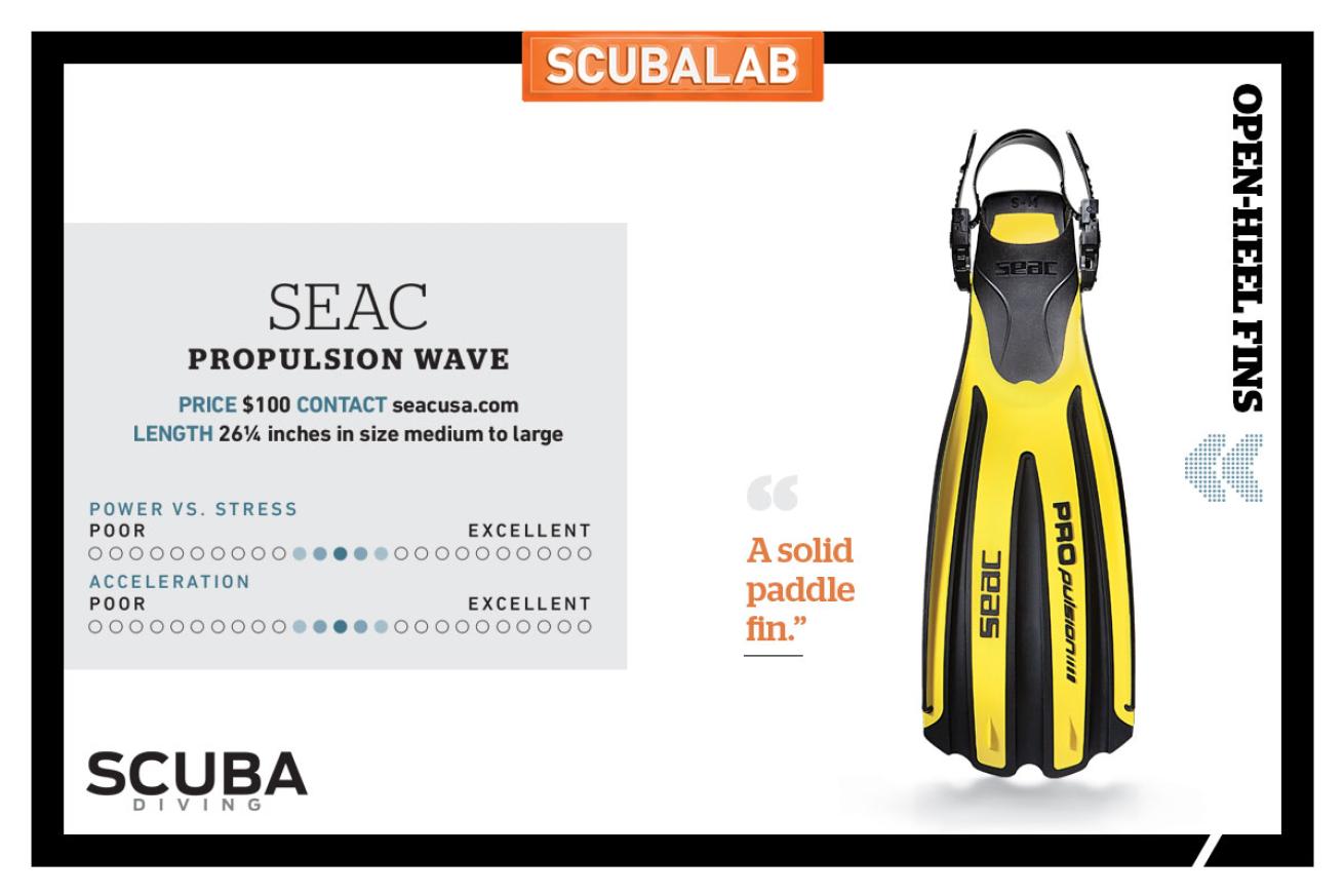 ScubaLab fin review Seac Propulsion