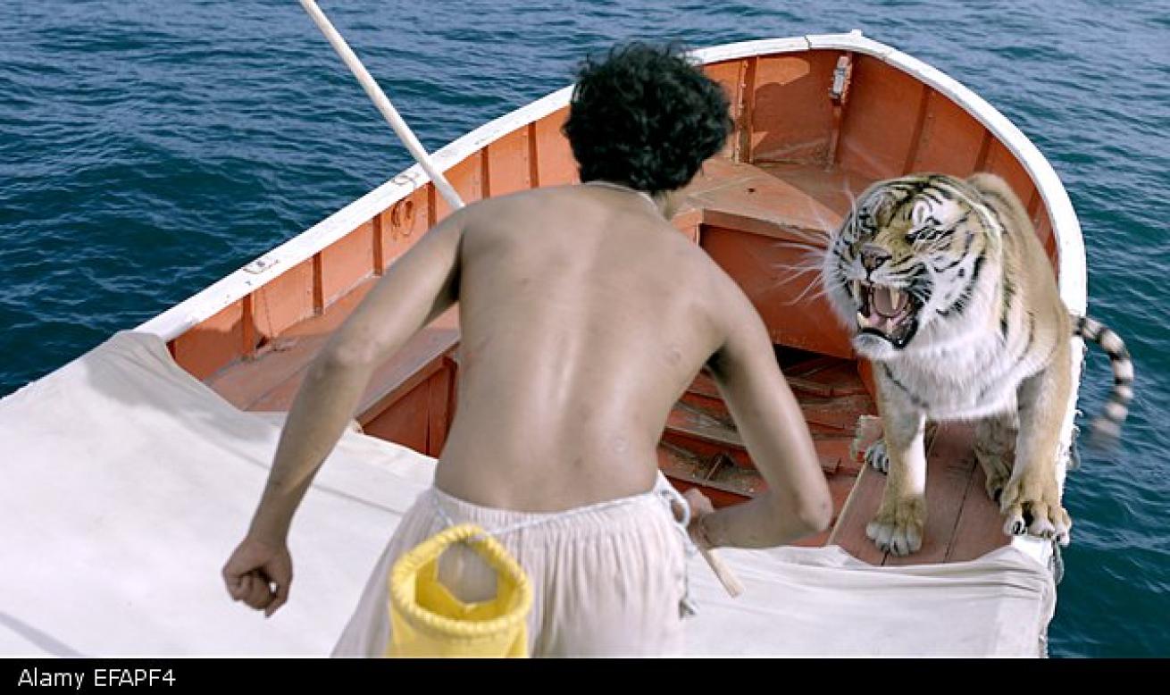 life of pi bengal tiger movie shipwreck