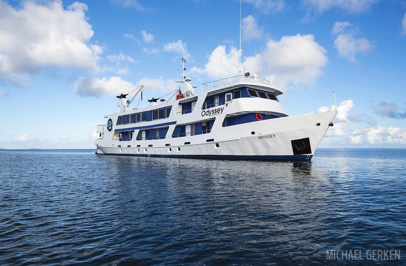 Odyssey Cruise Ship Liveaboard for Divers in Truk Lagoon