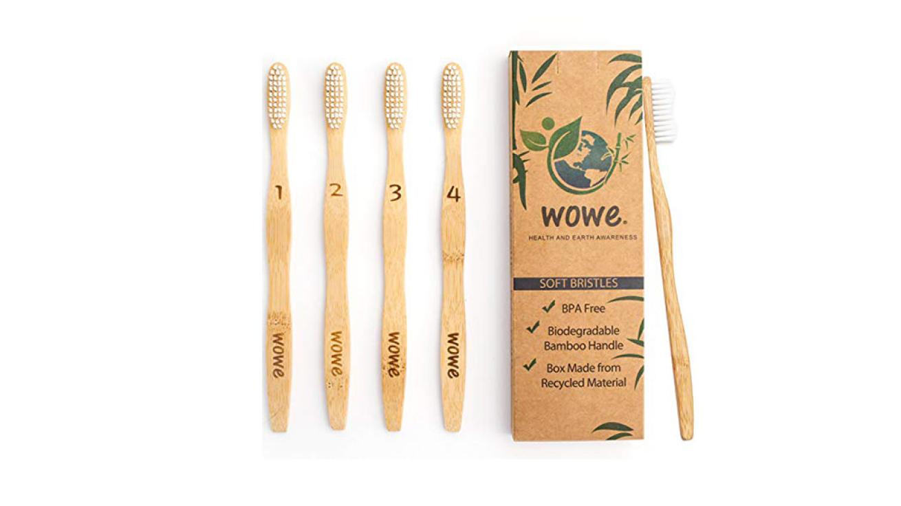 WowE Natural Bamboo Toothbrush