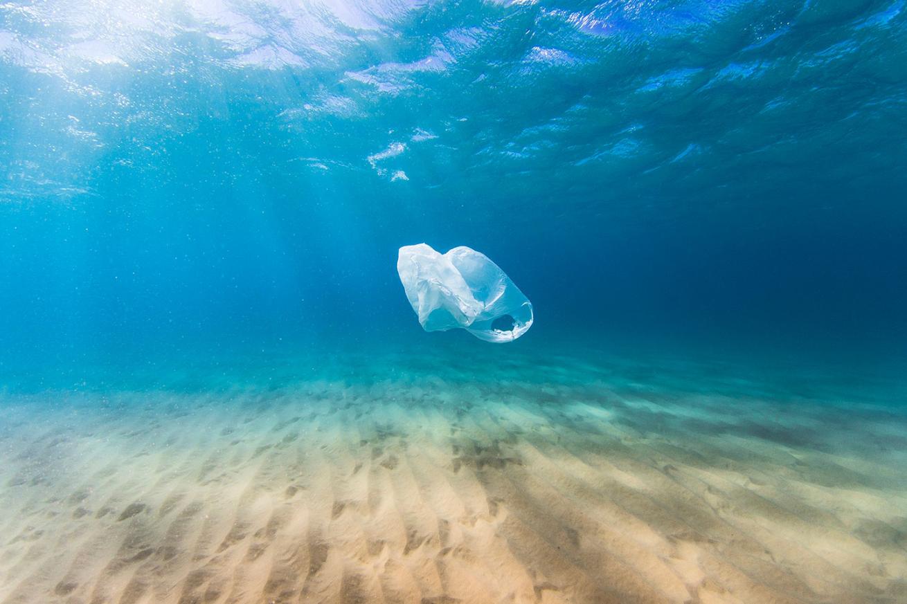 plastic in ocean