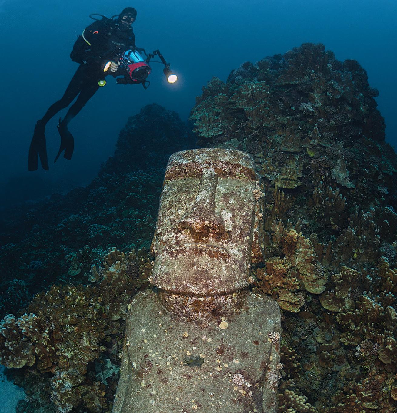 Sunken Moai