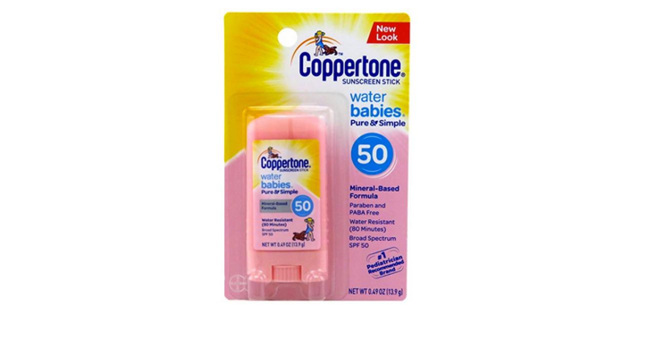 Coppertone Water Babies Pure and Simple Sunscreen Stick SPF-50