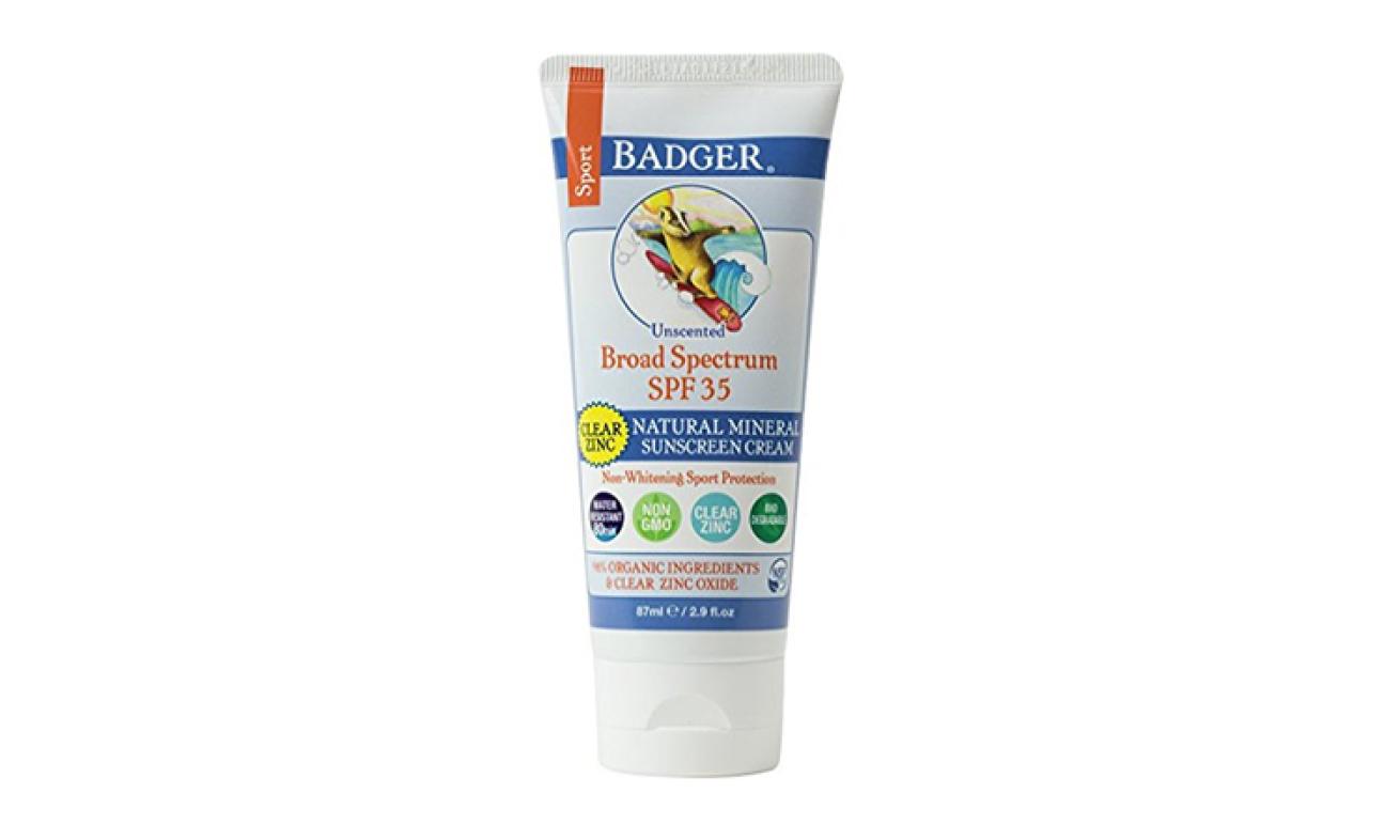Badger Sport Clear Zinc Sunscreen SPF 35