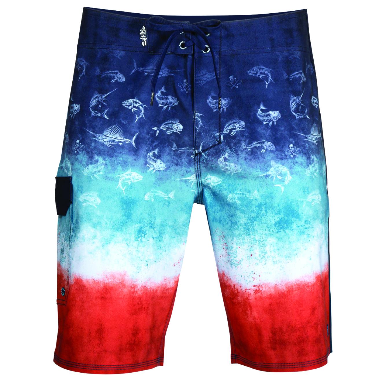 Salt Life Men s Ameritude Boardshorts SLM4094 Scuba Diving