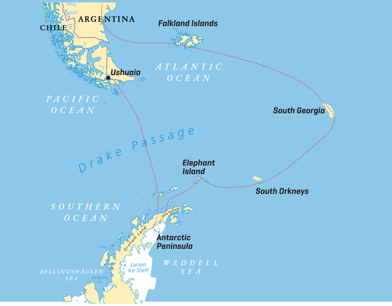 South Sea Map