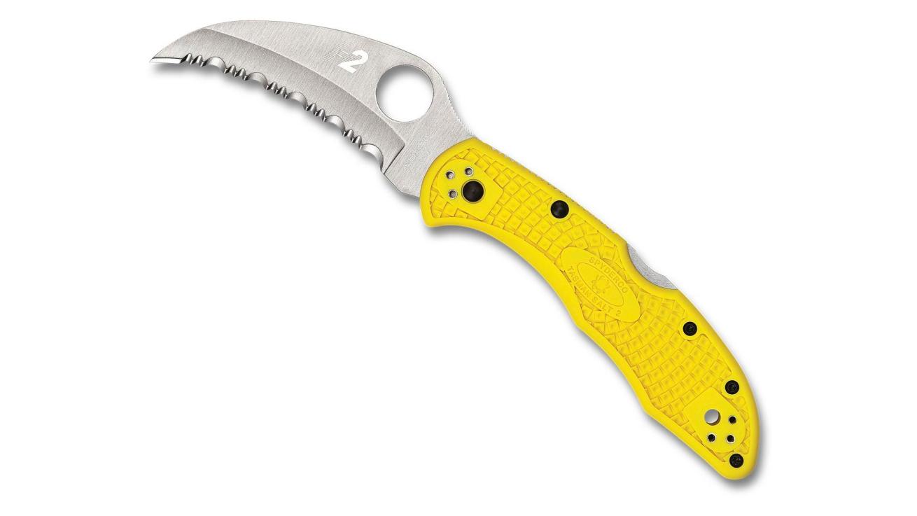 Ultracorrosion-resistant folding knife ideal for use on, in, and under the water.