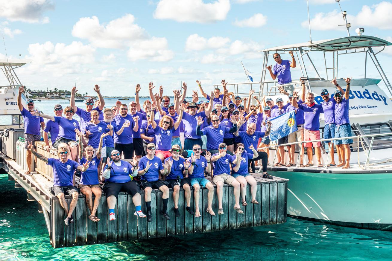 A group of people on a boat