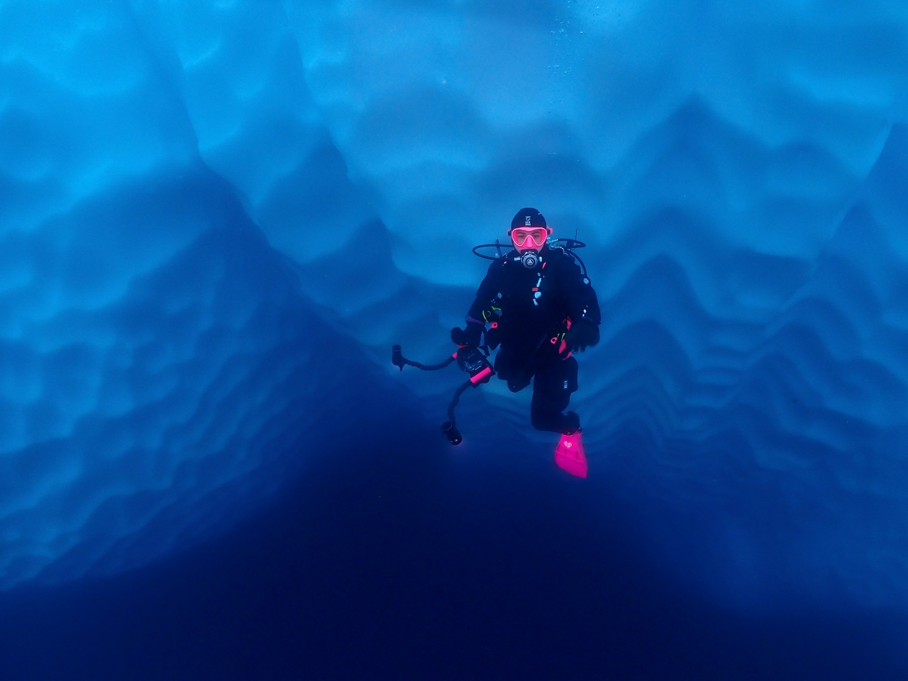 Scuba Sarah in Antarctica