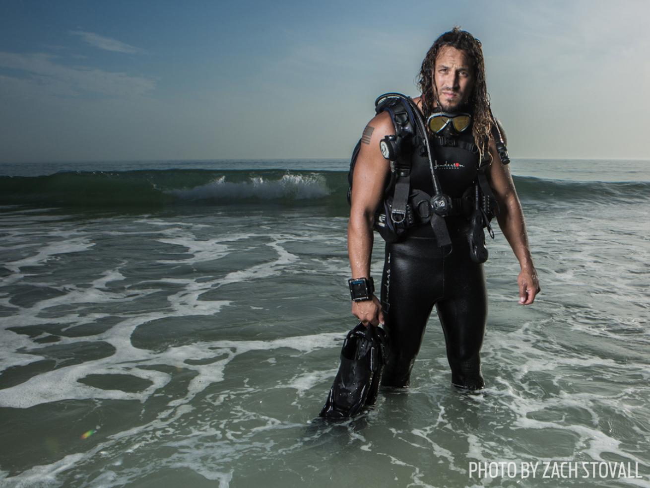 army veteran scuba diving