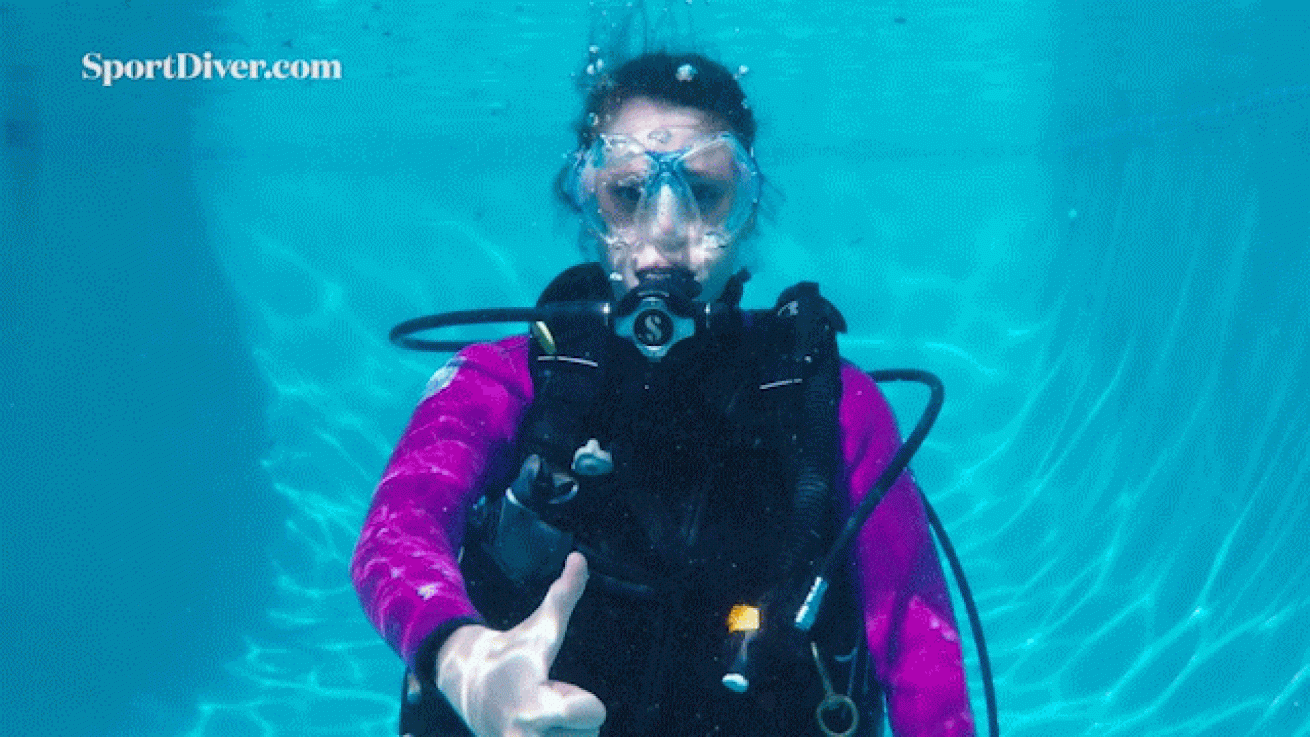 scuba diving hand signals ascend