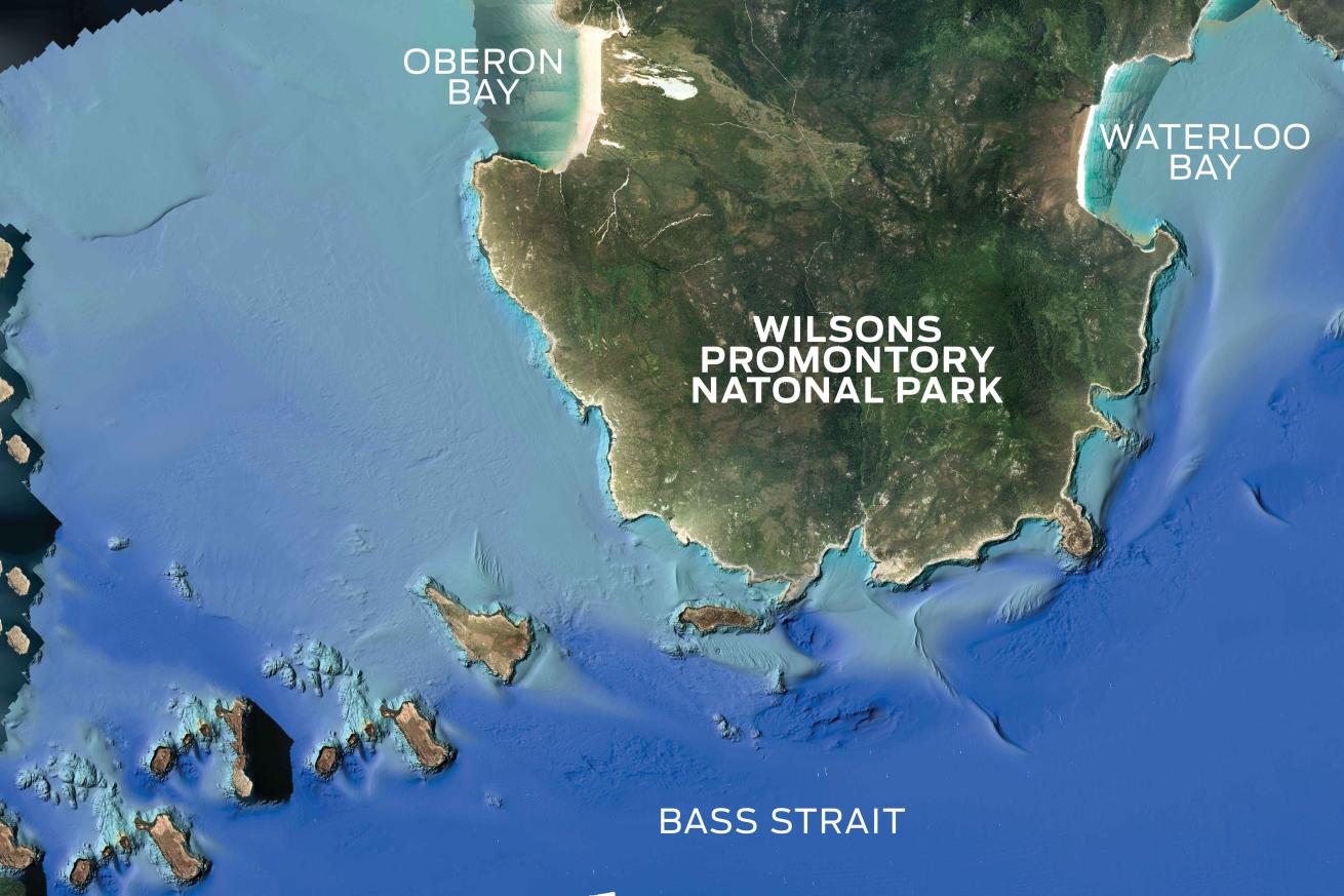 Australia victoria reef national park map