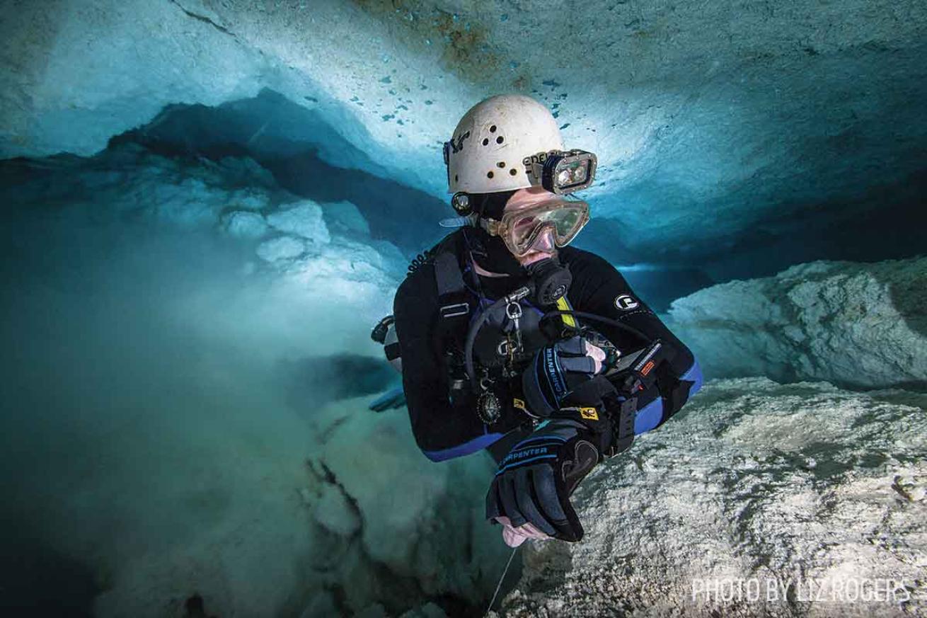 cave diving exploration