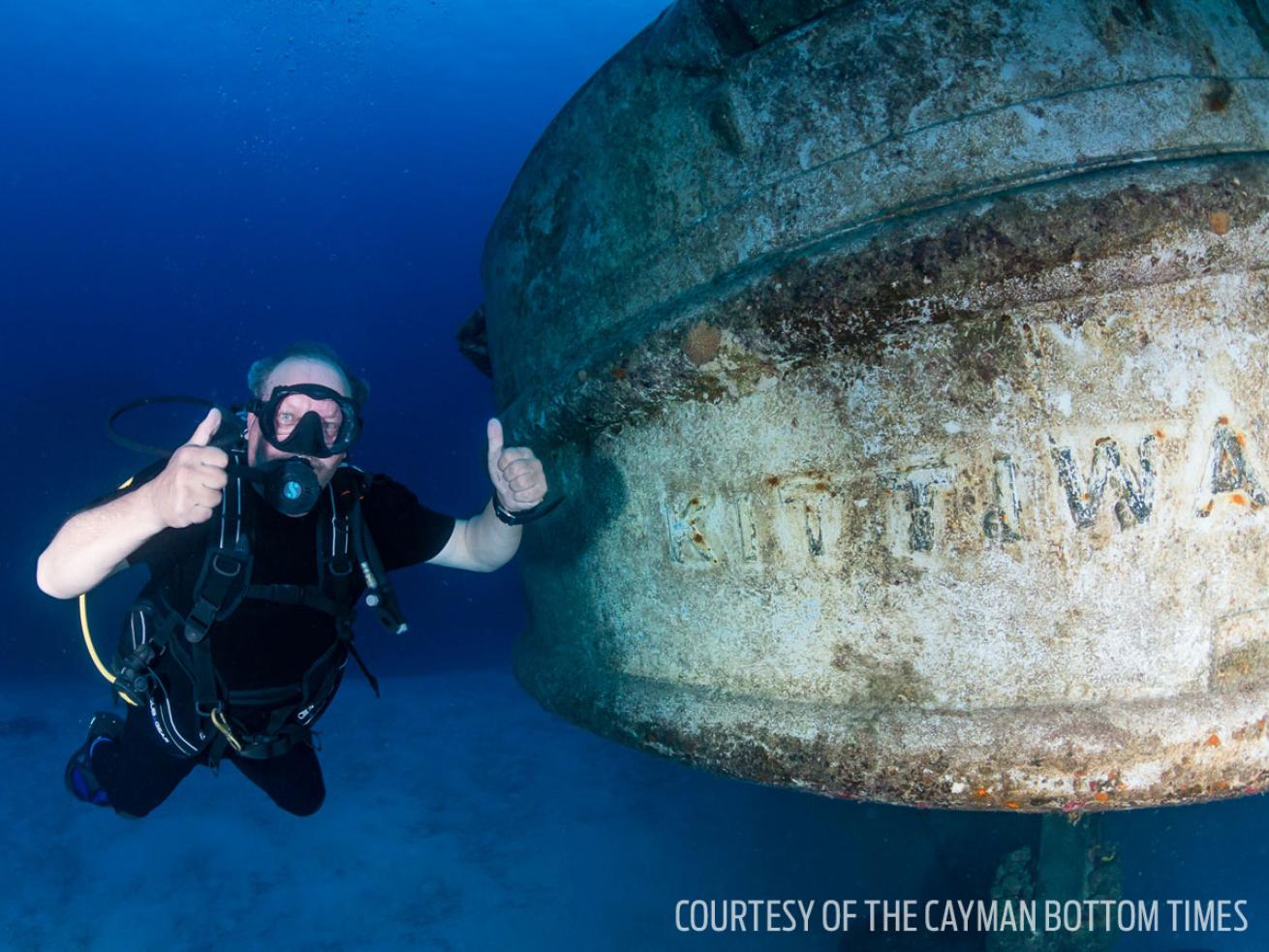 cayman kittiwake underwater dive
