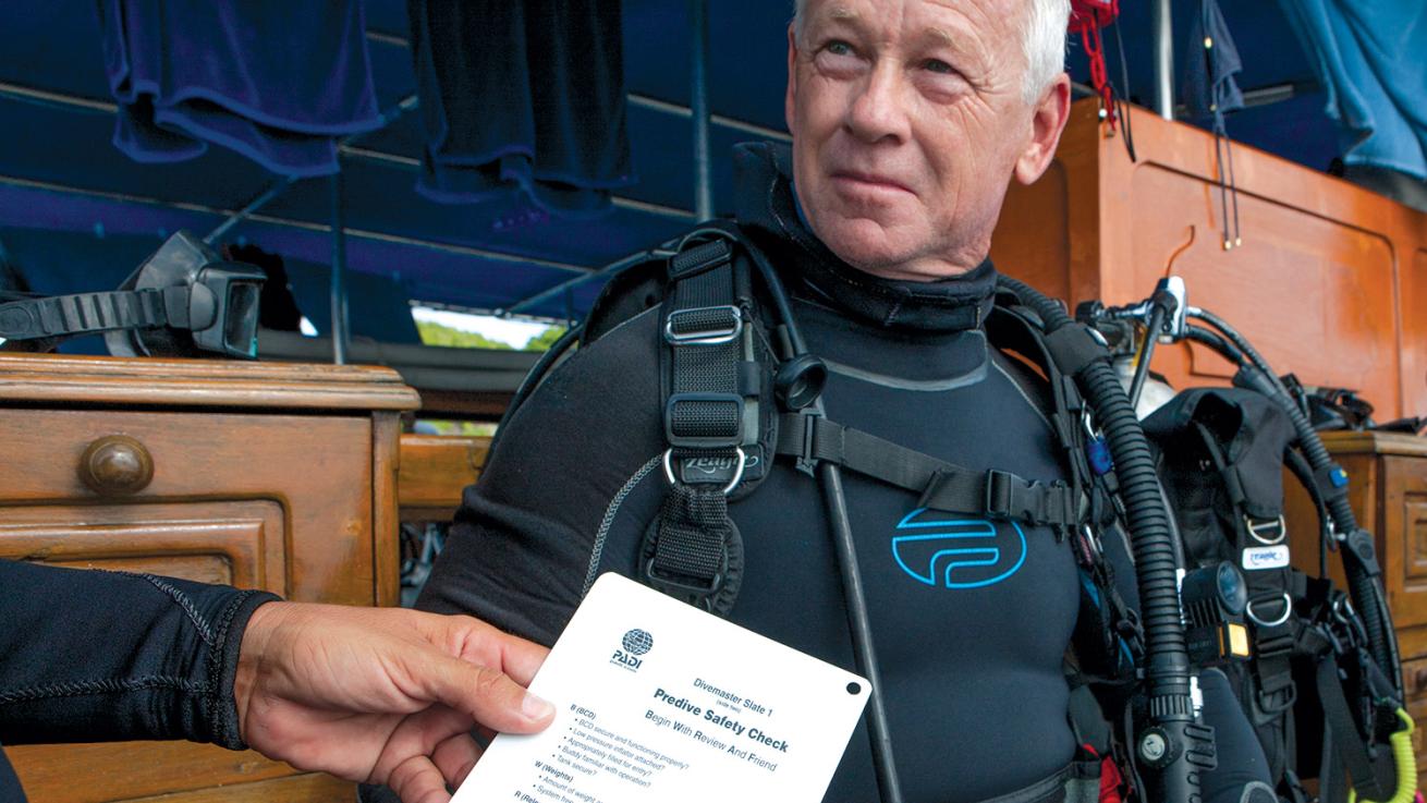 dive prep checklist