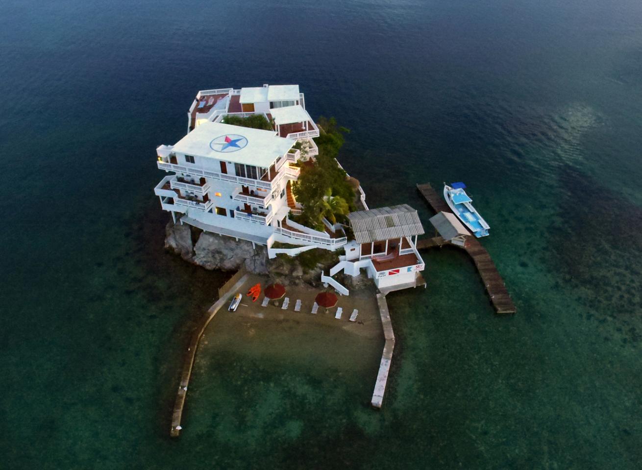 Villa on Dunbar Rock