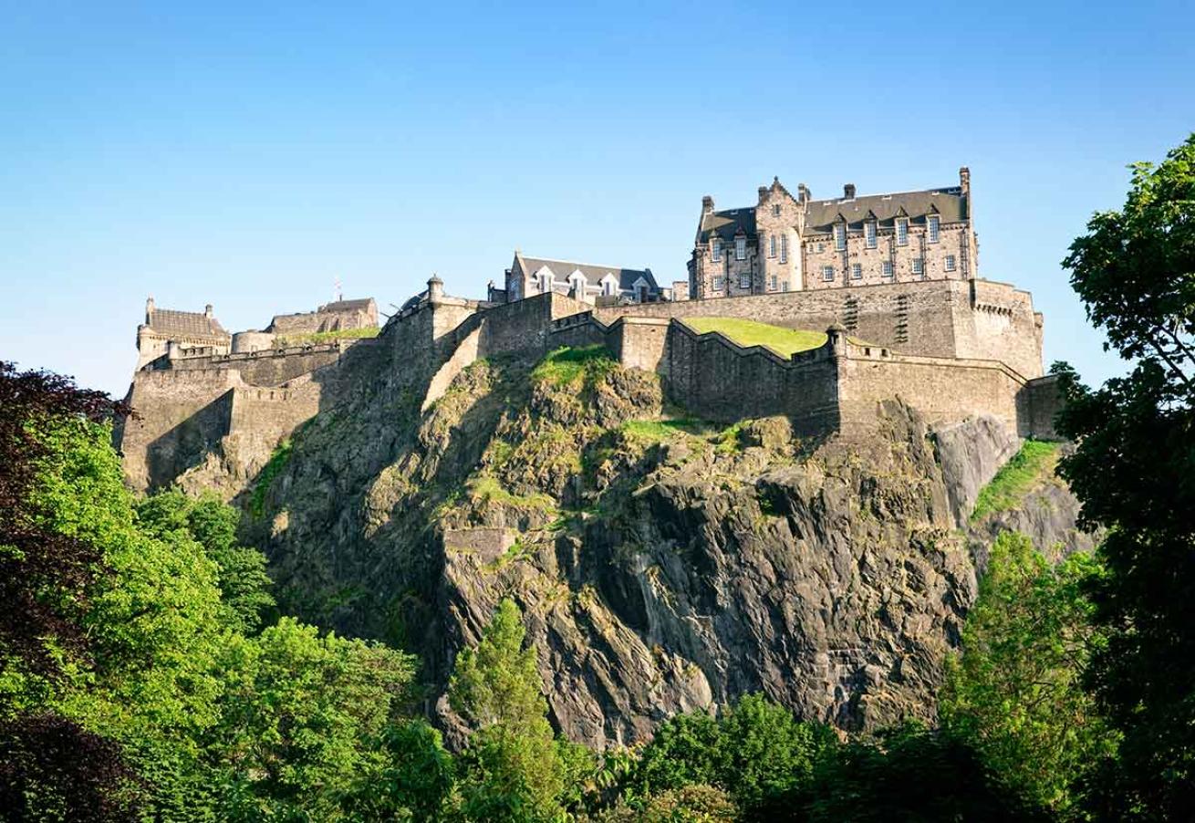 Edinburgh Castle in Scotland