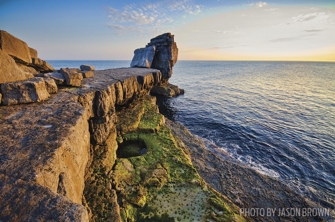 Jurassic Coast in southern England