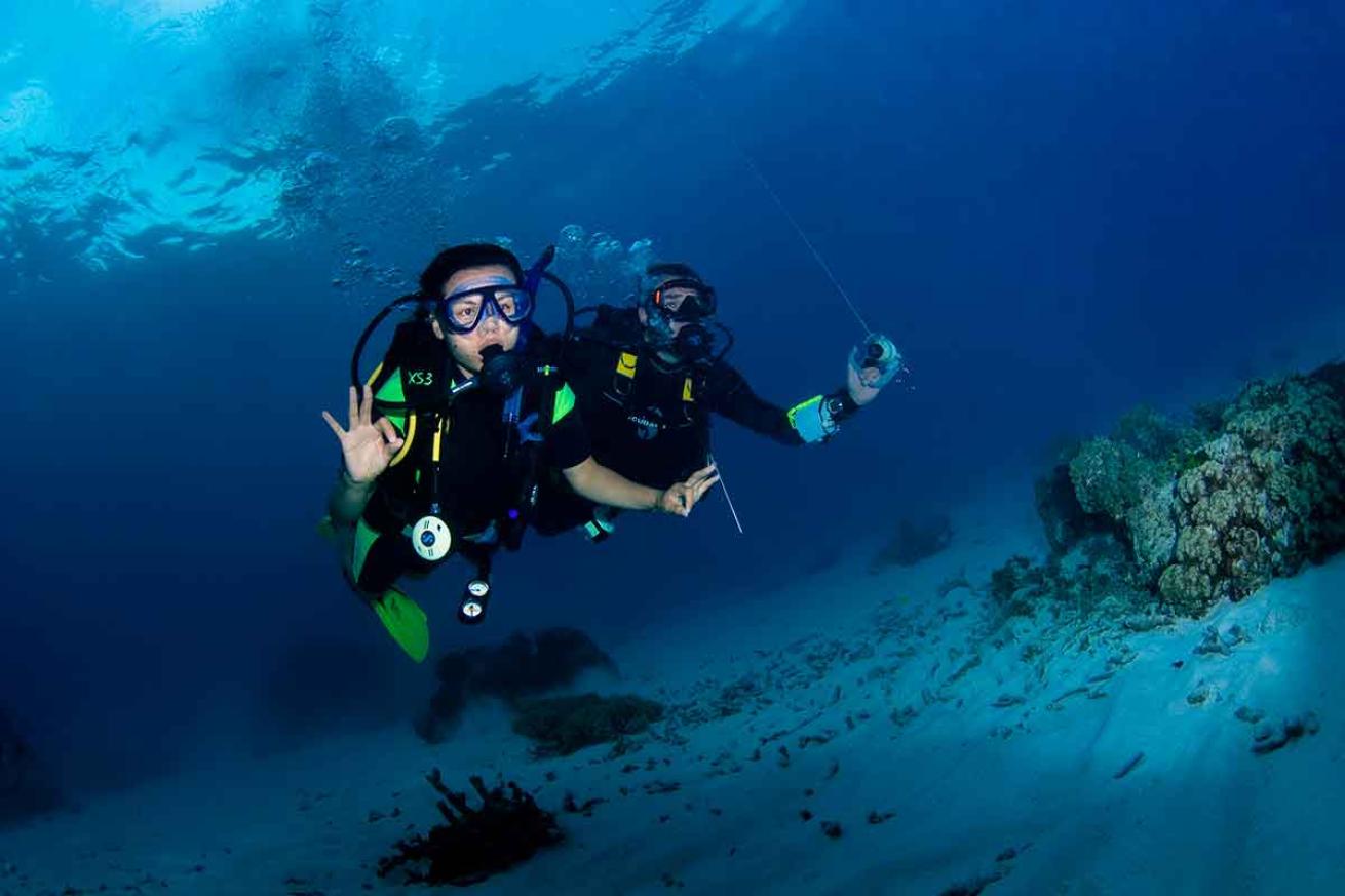 scuba diving children