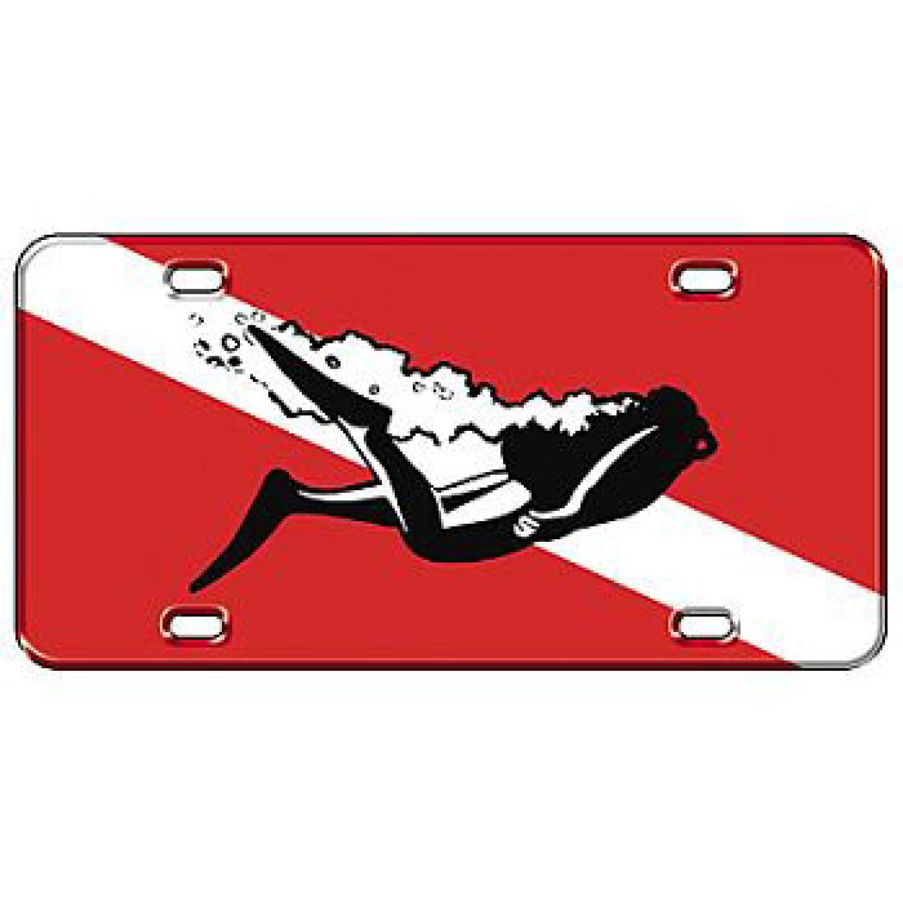 Diver License Plate