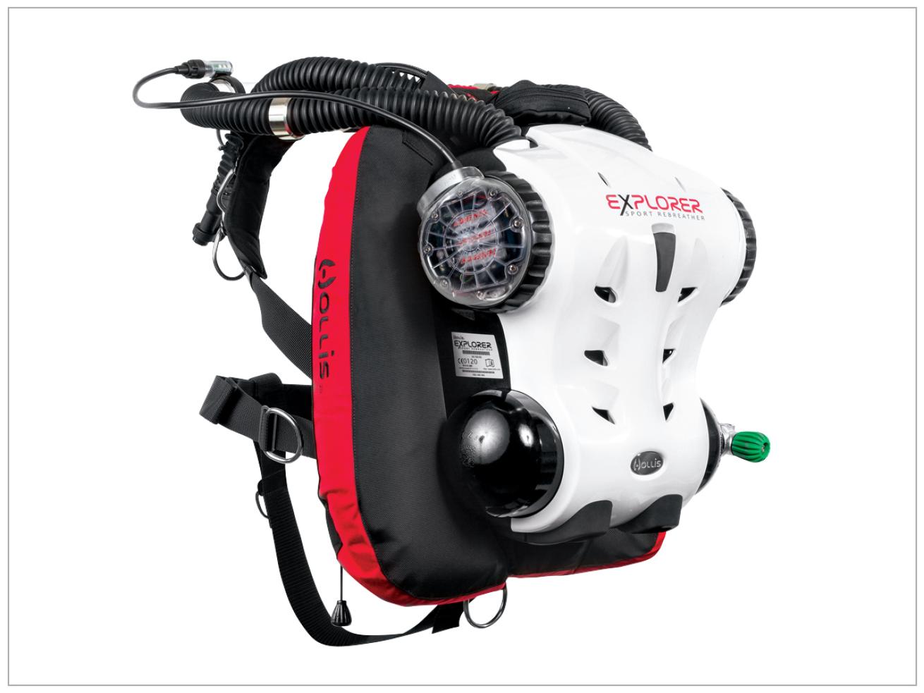 scuba diving rebreather Hollis Explorer 2