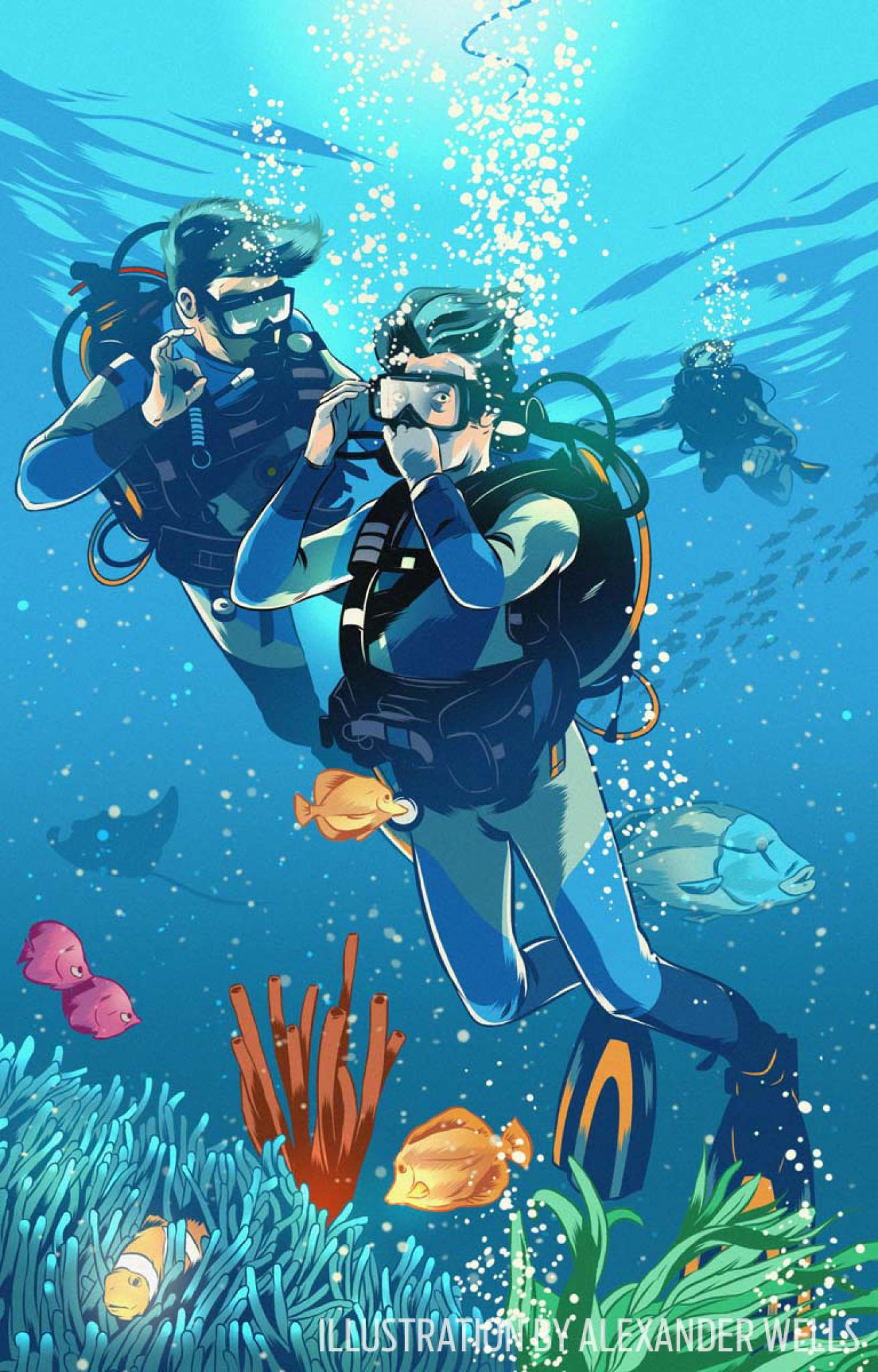 scuba diving training how to deal with panic