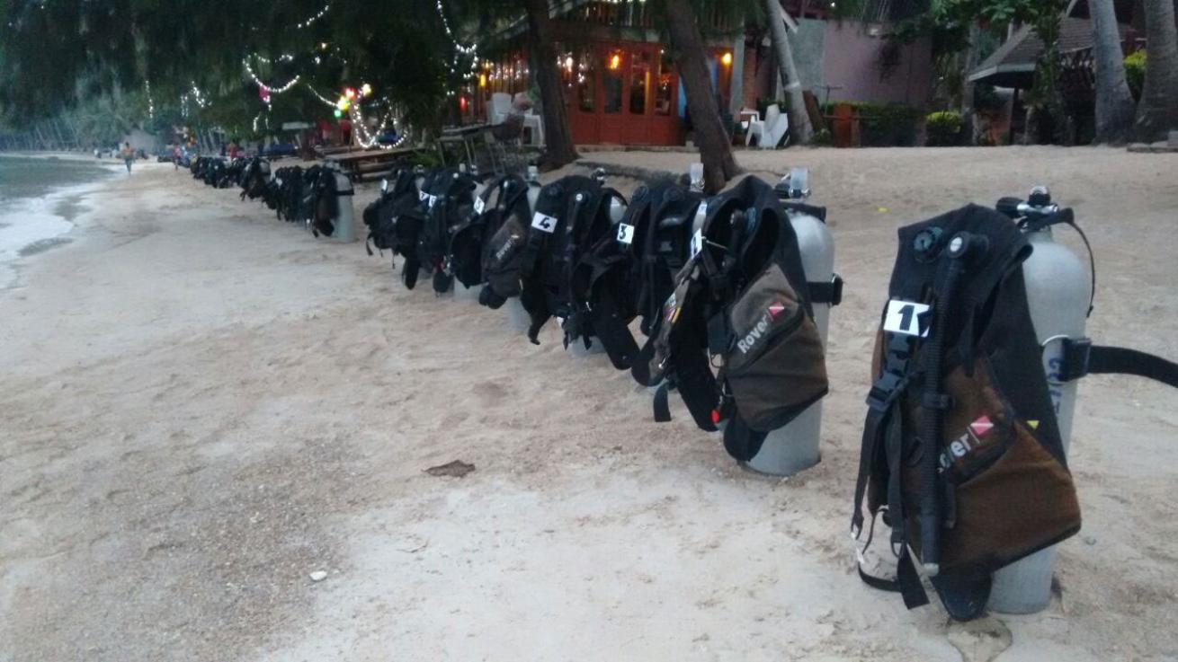 gear being set up for attempt