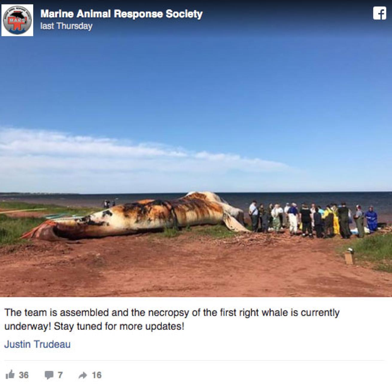 Justin Trudeau FB post