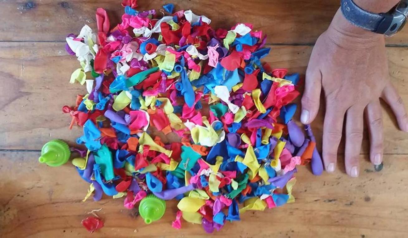 Project AWARE boycott balloons