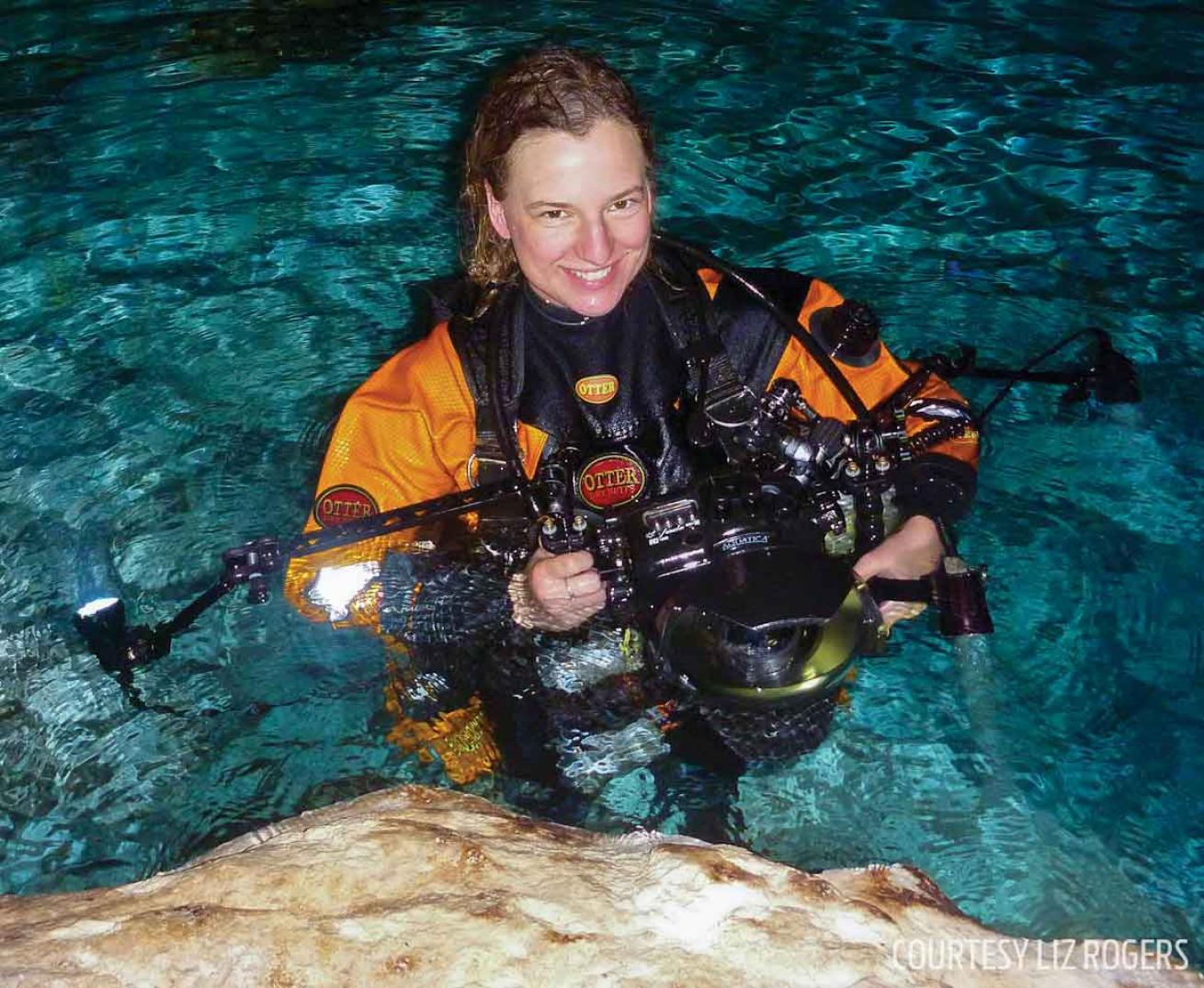 cave diving Liz Rogers