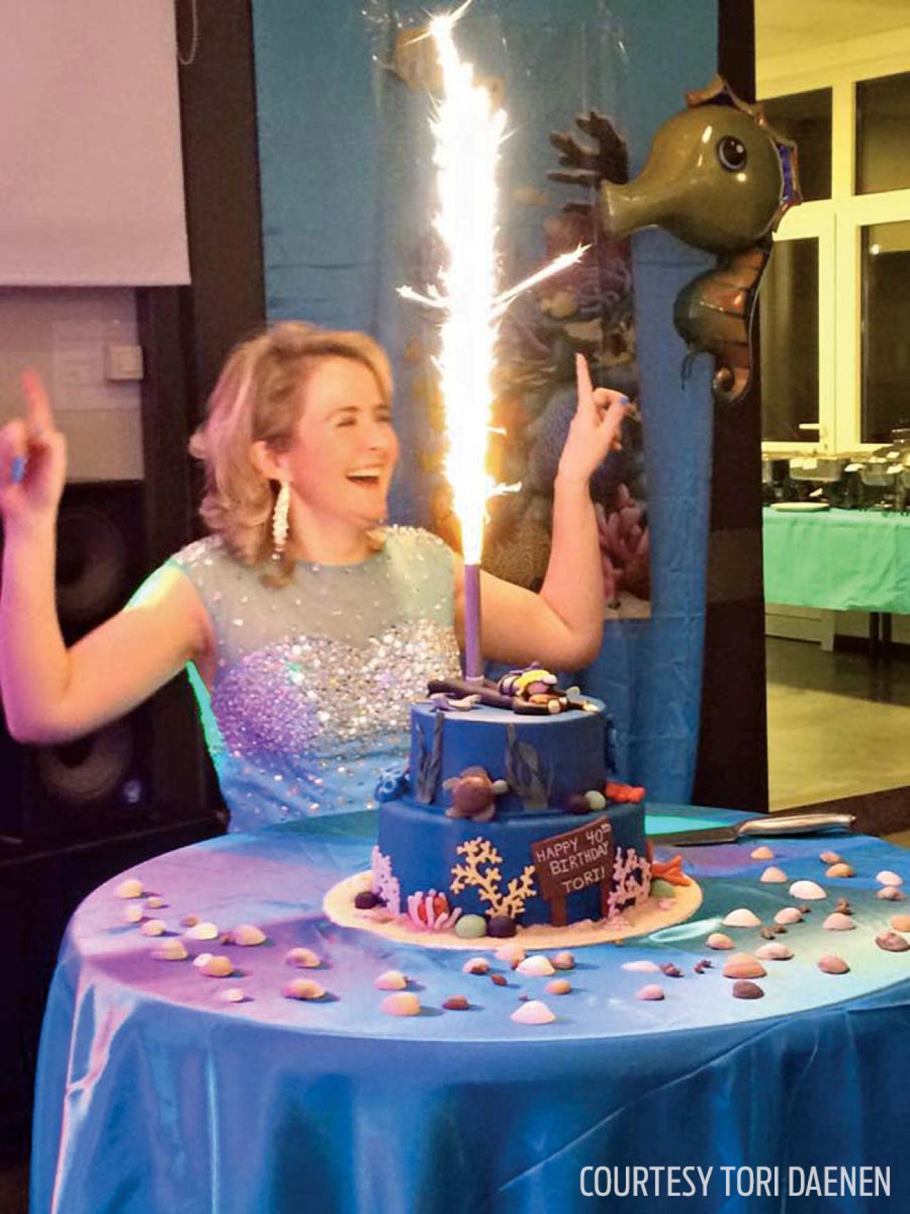 Project AWARE conservation birthday party