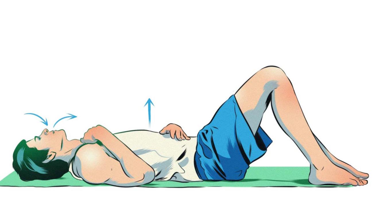 Panic attack exercise scuba diving deep breathing
