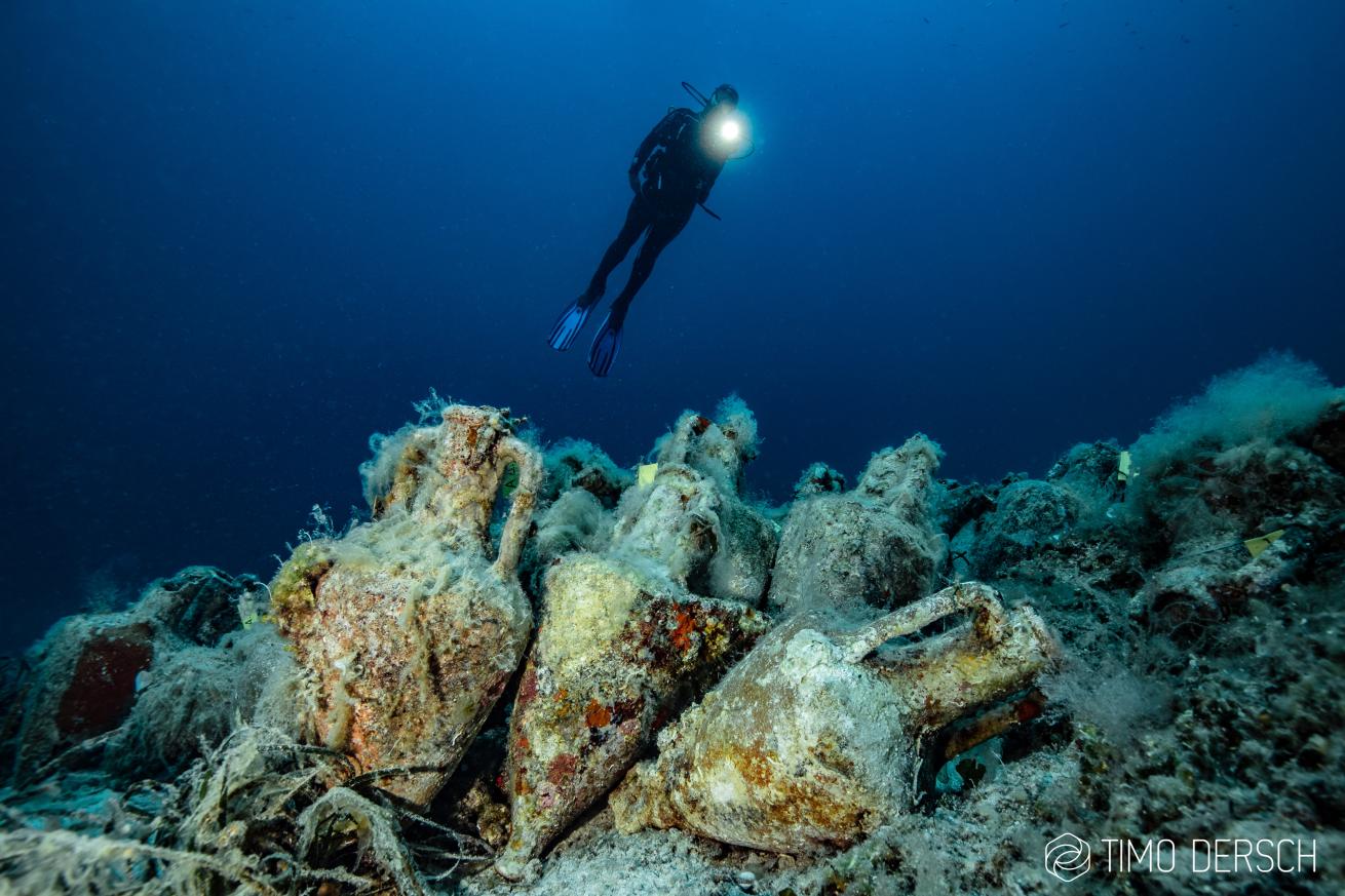 shipwreck in Greece