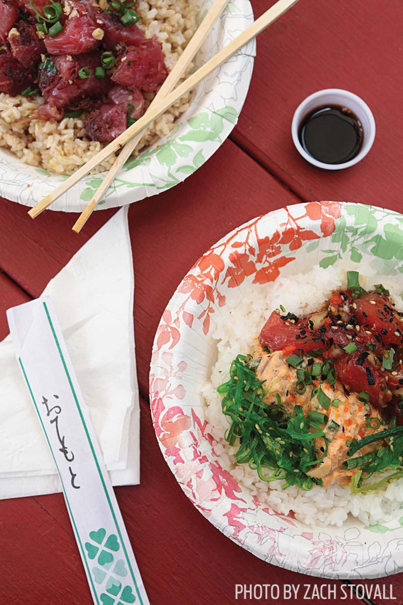 Poke hawaii food