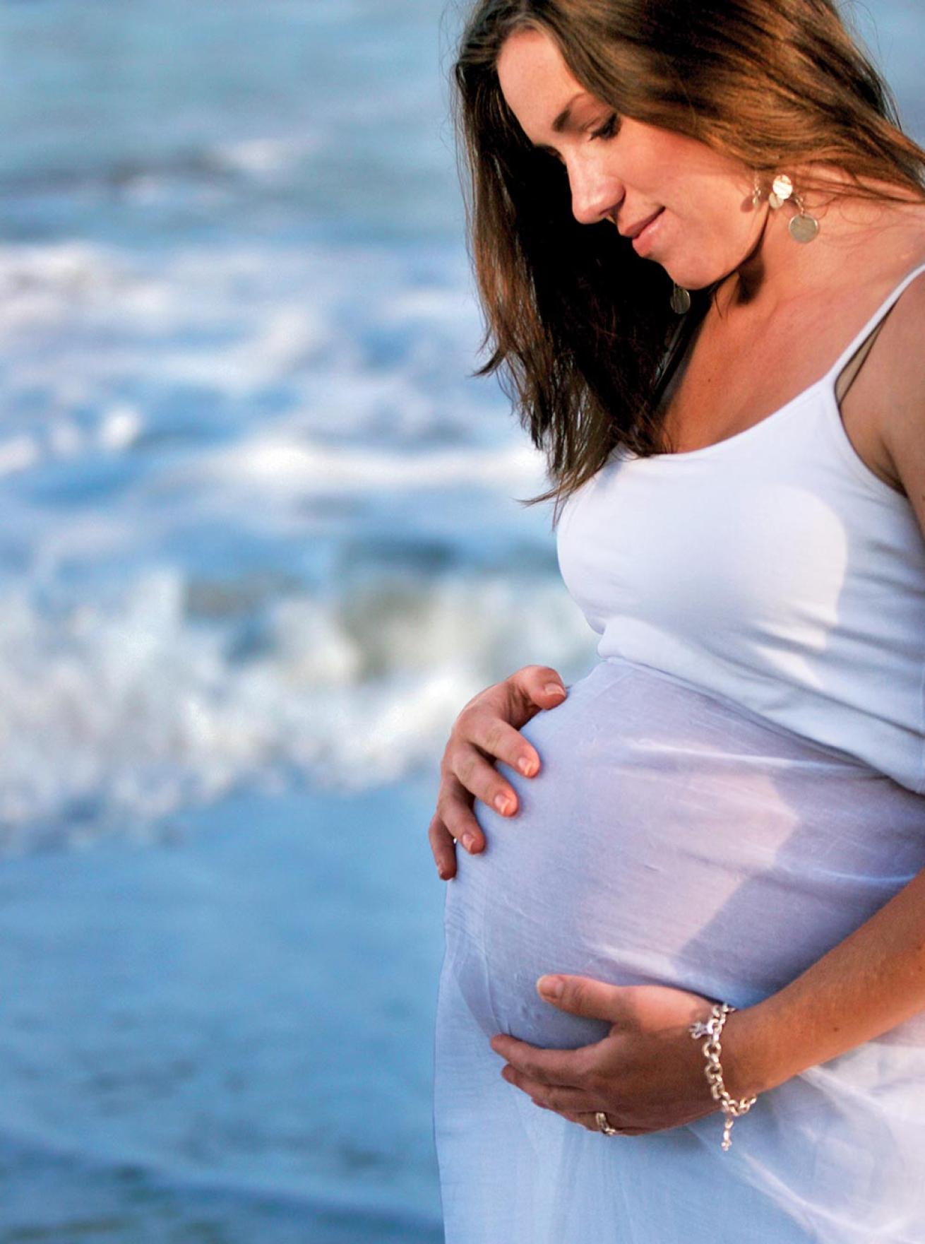 Pregnant diving