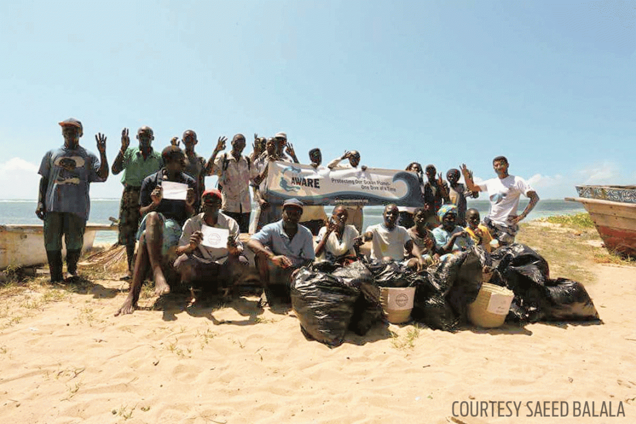 Project AWARE Dive Against Debris Kenya