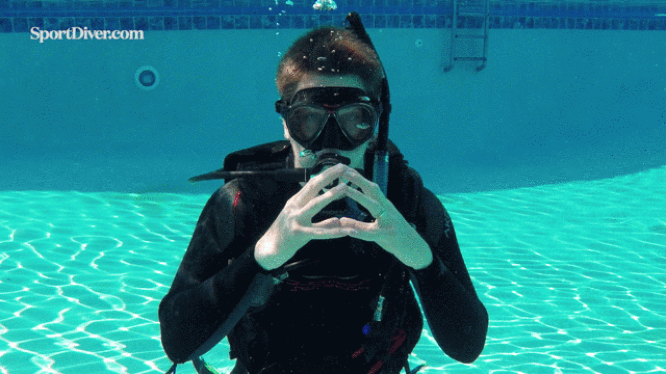 Pufferfish hand signal
