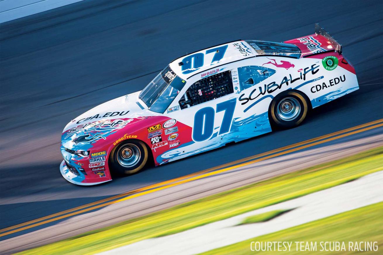 ray black jr. nascar car