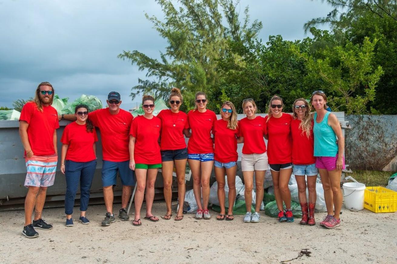 ocean cleanup Grand Cayman